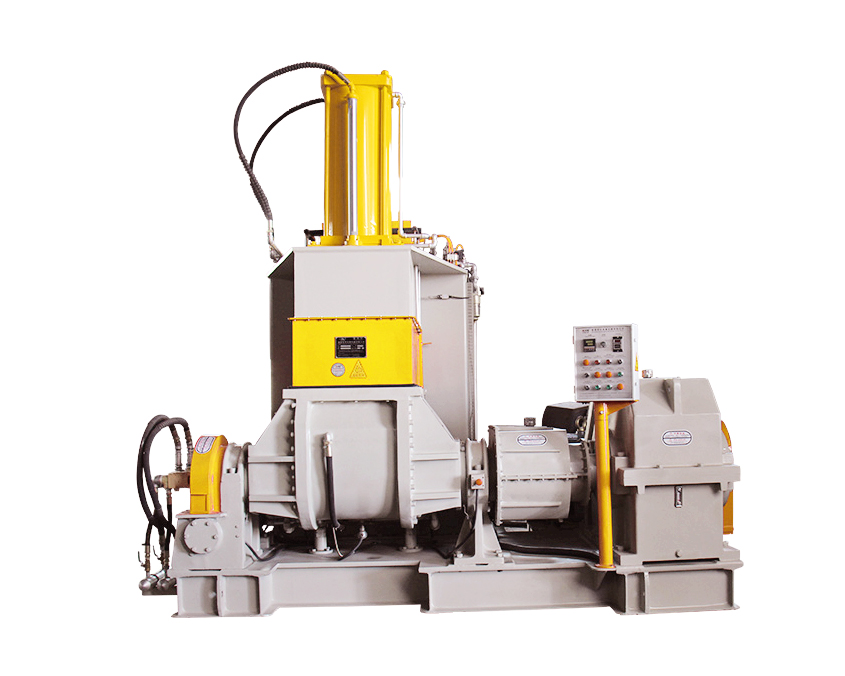 XH-420-55升密炼机_橡胶塑料高效混炼_液压翻转PLC控制